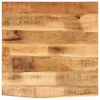 vidaXL bordplade 40x40x3,8 cm naturlig kant massivt ru mangotr&aelig;
