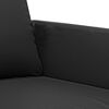 vidaXL 3-personers sofa 180 cm kunstl&aelig;der sort