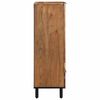 vidaXL Highboard Naturfarvet 60 x 33,5 x 100 cm Massivt Akacietr&aelig;