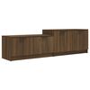 vidaXL tv-bord 158,5x36x45 cm konstrueret tr&aelig; brun egetr&aelig;sfarve