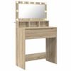 vidaXL Sovev&aelig;relsessminkeborde Sonoma eg 80 x 39,6 x 135 cm