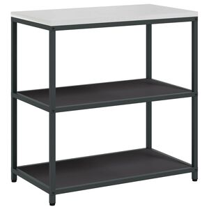 vidaXL K&oslash;kkenhyldeenhed HATTEM Sort 90 x 50 x 92 cm St&aring;l