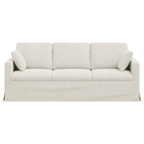 vidaXL Sofa Creme Samlede dimensioner: 198 x 78 x 80 cm (B x D x H)