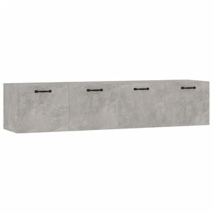 vidaXL v&aelig;gskabe 2 stk. 60x36,5x35 cm konstrueret tr&aelig; betongr&aring;
