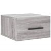 vidaXL v&aelig;gh&aelig;ngt sengebord 35x35x20 cm gr&aring; sonoma-eg