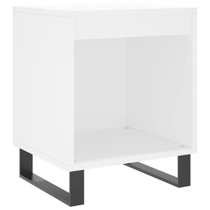 vidaXL sengebord 40x35x50 cm konstrueret tr&aelig; hvid
