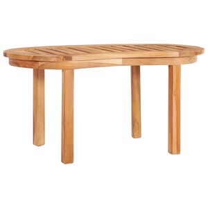 vidaXL sofabord 90 x 50 x 45 cm massivt teaktr&aelig;