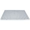vidaXL Gitter S&oslash;lv 60 x 60 x 2 cm Hot-Dip Galvaniseret St&aring;l