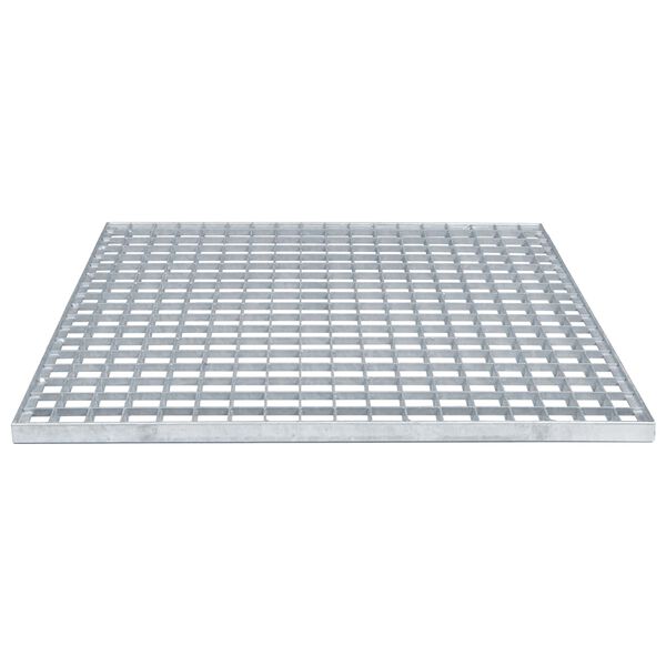 vidaXL Gitter S&oslash;lv 60 x 60 x 2 cm Hot-Dip Galvaniseret St&aring;l