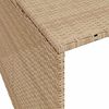 vidaXL garage til robotpl&aelig;neklipper 86x90x52/57 cm polyrattan beige