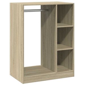 vidaXL t&oslash;jreol 77x48x102 cm konstrueret tr&aelig; sonoma-eg