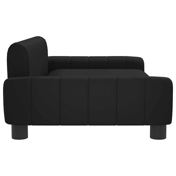 vidaXL sofa til b&oslash;rn 90x53x30 cm kunstl&aelig;der sort