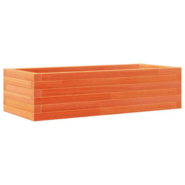 vidaXL plantekasse 90x40x23 cm massivt fyrretr&aelig; gyldenbrun