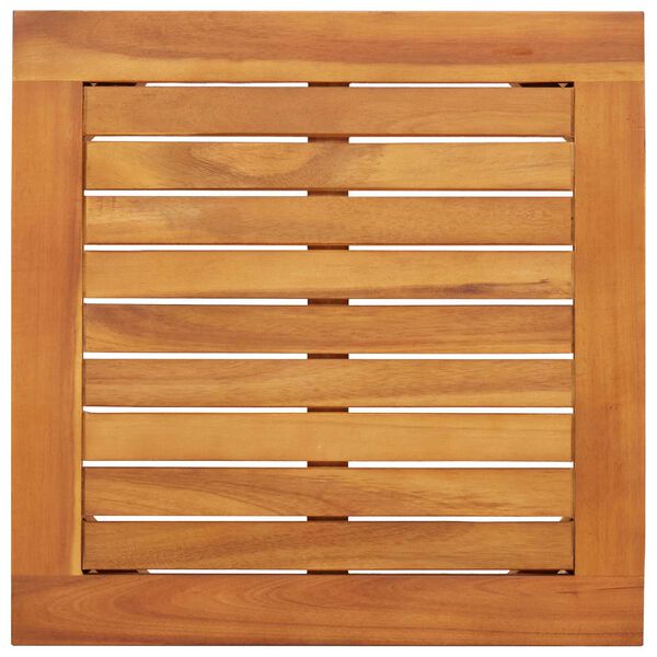 vidaXL Havesofa Sæt med pude 3 pcs Brun Massivt akacietræ