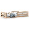 vidaXL sengeramme uden madras 75x190 cm massivt fyrretr&aelig;