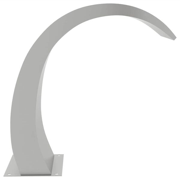 vidaXL font&aelig;ne til pool med LED'er 22x60x70 cm rustfrit st&aring;l 304