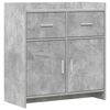 vidaXL Sideboard Betongr&aring; 75 x 36 x 80 cm Konstrueret tr&aelig;