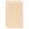 vidaXL skabsl&aring;ger 2 stk. 99,3x59,4 cm lameldesign massivt fyrretr&aelig;