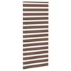 vidaXL zebragardin brun 110x230 cm stofbredde 105,9 cm polyester