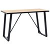 vidaXL spisebord 120 x 60 x 75 cm MDF egetr&aelig;sfarve