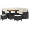 vidaXL Havesofa S&aelig;t 8 stk. 5-Antal s&aelig;der Sort Poly rattan