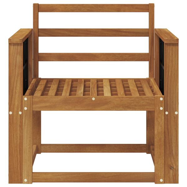 vidaXL Udend&oslash;rs sofa Massivt Akacietr&aelig; Naturfarvet