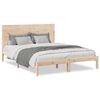vidaXL ekstra lang sengeramme uden madras 140x210 cm massivt tr&aelig;