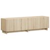 vidaXL TV-bord 140 x 34.5 x 40 cm Sonoma-eg Konstrueret tr&aelig;