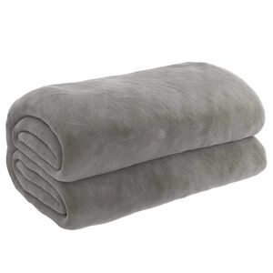 vidaXL tyngdet&aelig;ppe med betr&aelig;k 120x180 cm 9 kg stof gr&aring;