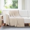 vidaXL Kastet&aelig;pper 6 pcs Beige 200 x 150 cm Fleece