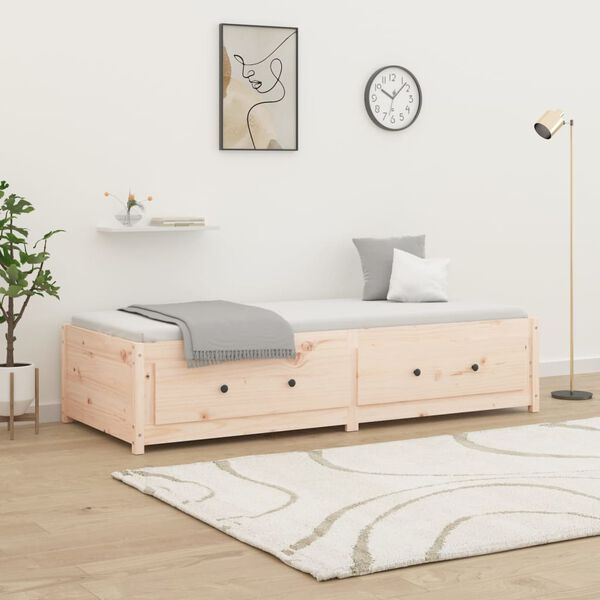 vidaXL daybed 90x190 cm Single massivt fyrretr&aelig;