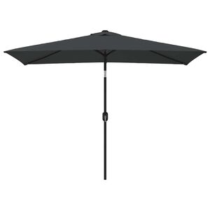vidaXL parasol med metalstang 300x200 cm antracitgr&aring;