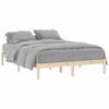 vidaXL sengeramme uden madras 152x203 cm massivt fyrretr&aelig;