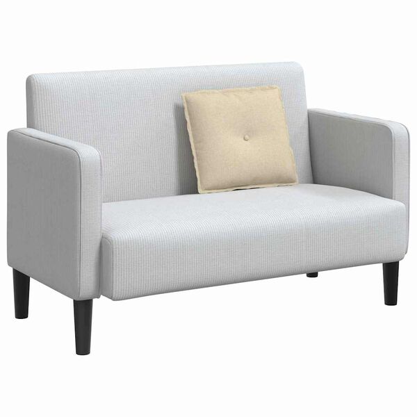 vidaXL Rygpude Creme 50 x 19 x 45 cm Stof