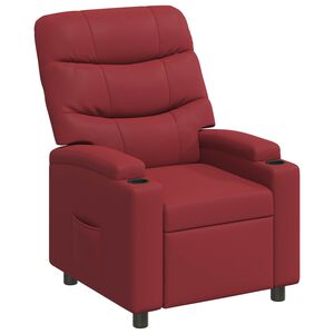 vidaXL Liggestol Vinr&oslash;d 75 x 93 x 102 cm Stof