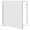 vidaXL Adgangspanel Hvid 63 x 63 x 3 cm St&aring;l