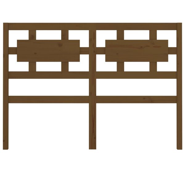 vidaXL sengeg&aelig;rde 205,5x4x100 cm massivt fyrretr&aelig; gyldenbrun