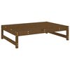 vidaXL udend&oslash;rs fodskammel 120x80 cm massivt fyrretr&aelig; honningbrun