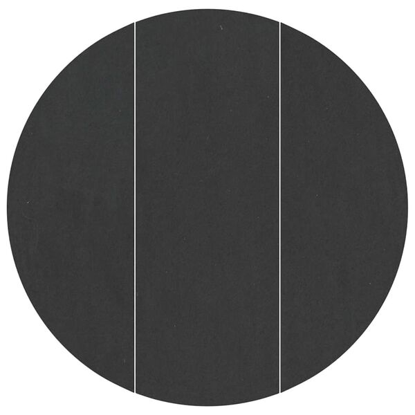 vidaXL Pool Bundark Sort Ø 366 cm Polyester geotekstil