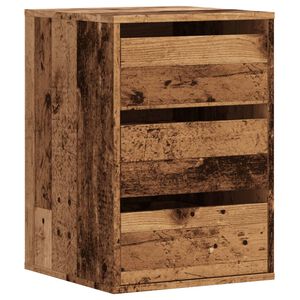 vidaXL kommode til hj&oslash;rne 40x41x58 cm konstrueret tr&aelig; antikt tr&aelig;