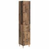 vidaXL Skab S&aelig;t 2 pcs 33 x 34,5 x 90 cm Konstrueret tr&aelig;