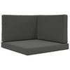 vidaXL Udend&oslash;rs Sofa Pude 3 pcs Antracit Polyester