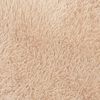 vidaXL shaggy gulvt&aelig;ppe NAVARRA 200x200 cm h&oslash;je luv polyester beige