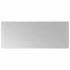 vidaXL LED badev&aelig;relsesspejl Transparent 100 x 40 cm h&aelig;rdet glas