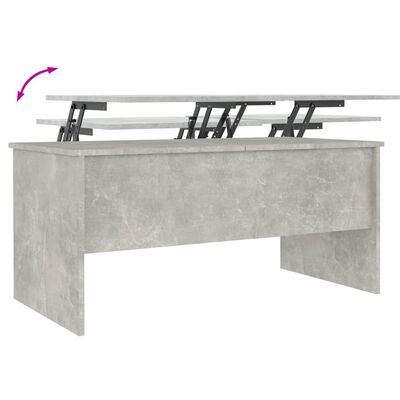vidaXL sofabord 102x50,5x46,5 cm konstrueret træ betongrå
