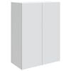 vidaXL V&aelig;gmonteret skab Hvid 66 x 34,5 x 90 cm Konstrueret tr&aelig;