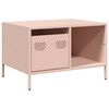 vidaXL sofabord 68,5x50x43,5 cm koldvalset st&aring;l lyser&oslash;d