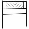 vidaXL udskiftningsgavl 100 cm metal sort