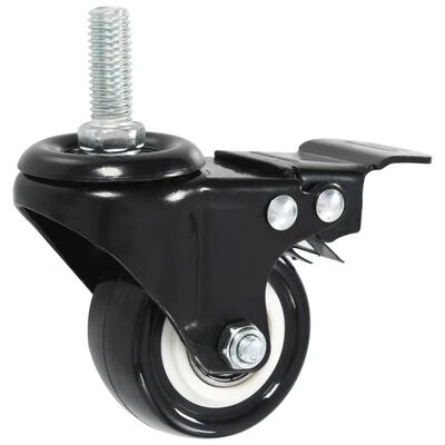 vidaXL drejehjul med bremser 32 stk. 50 mm