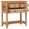 vidaXL skænk 78x35x80 cm massivt teaktræ